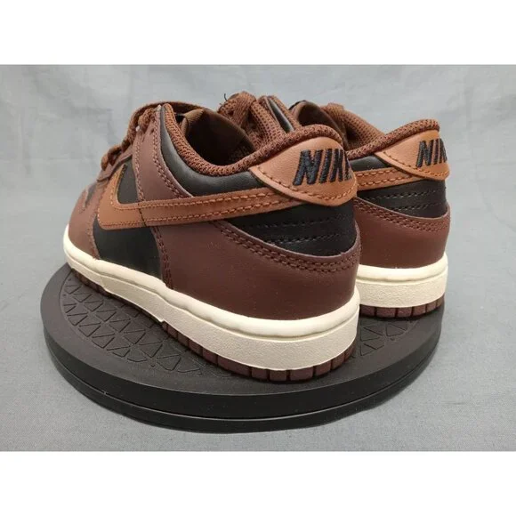 Nike Dunk Low (PSE) Sneakers Leather Black Tan Cacao Size 3Y NEW NO BOX! - Picture 7 of 11